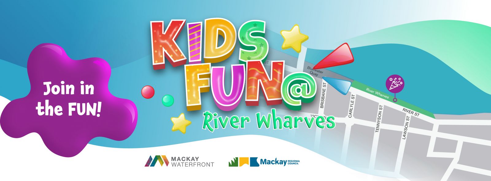 Kids Fun at River Wharves banner image