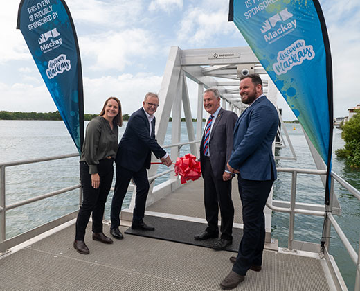 Prime Minister officially opens Riverside Revitalisation Project