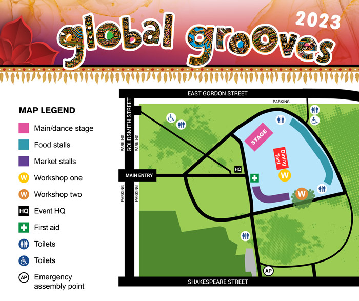 Global Grooves Map