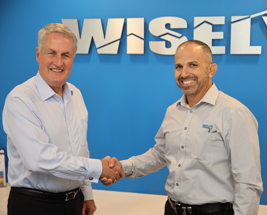 Mayor Greg Williamson and Wisely Group CEO Chris Bugeja