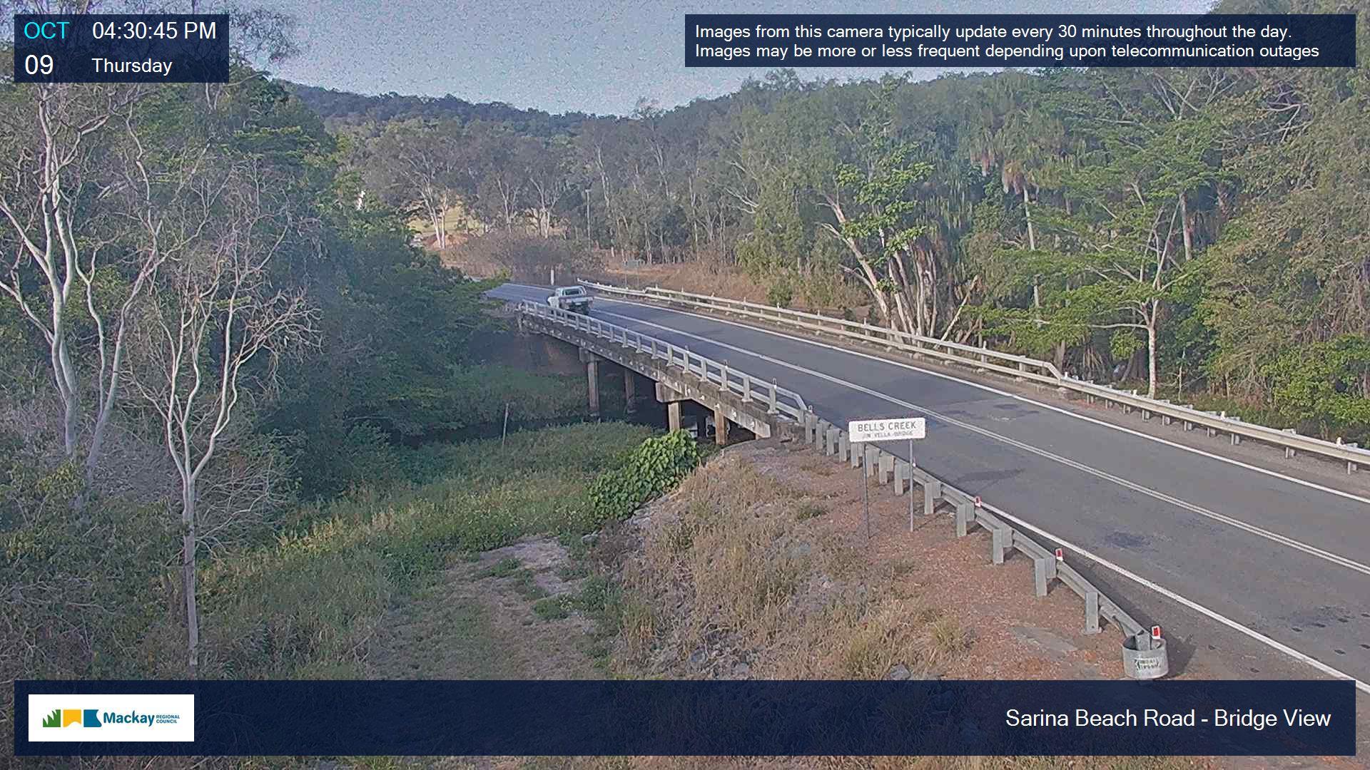 Sarina Beach Road Bridge View
