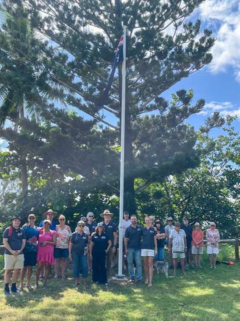 Seaforth Flag-pole installation 