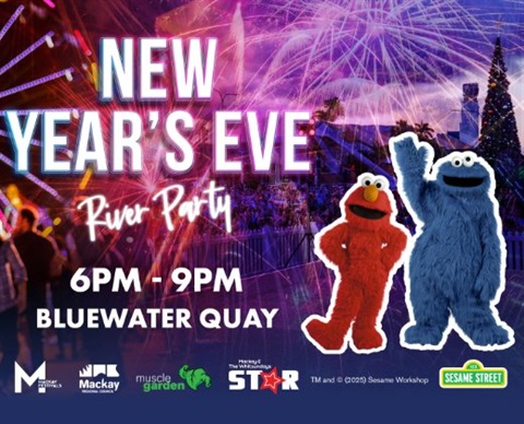  New Year’s Eve River Party features two of Sesame Street’s favourites